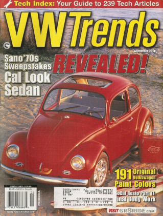 VW TRENDS 2000 SEPT - 191 VW COLOR CHIPS, HEATER CHANNEL REPLACEMENT, T34